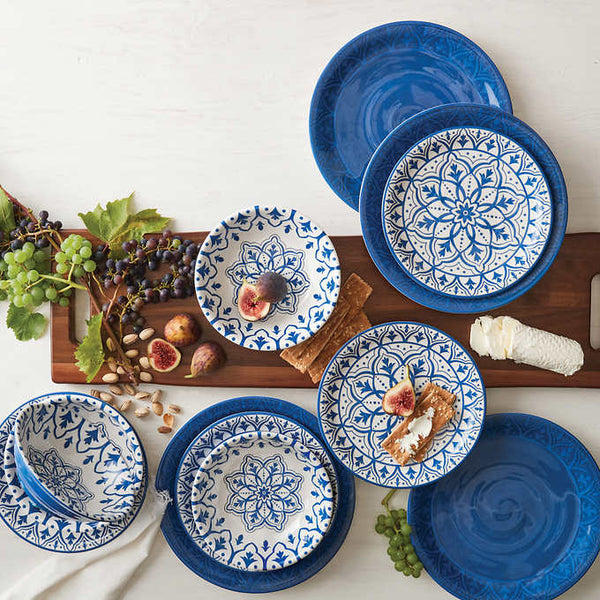 Melamine 12-piece Dinnerware Set