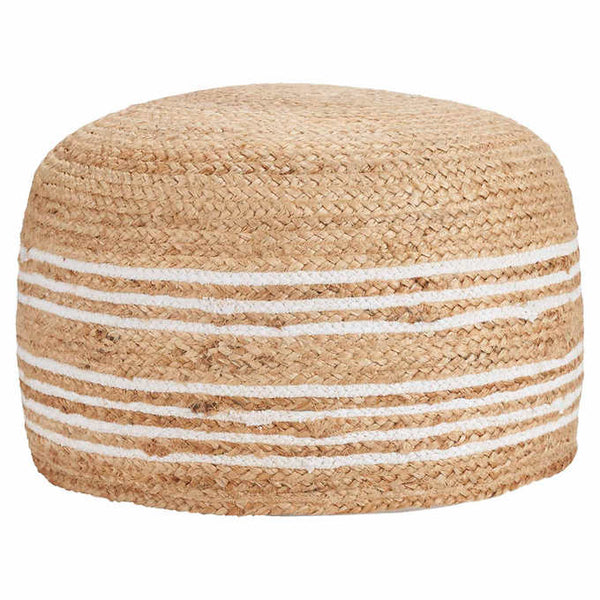 Mina Victory Jute Pouf