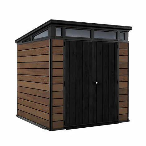 Keter DecoCoat 7x7 Premium Modern Outdoor Storage Shed