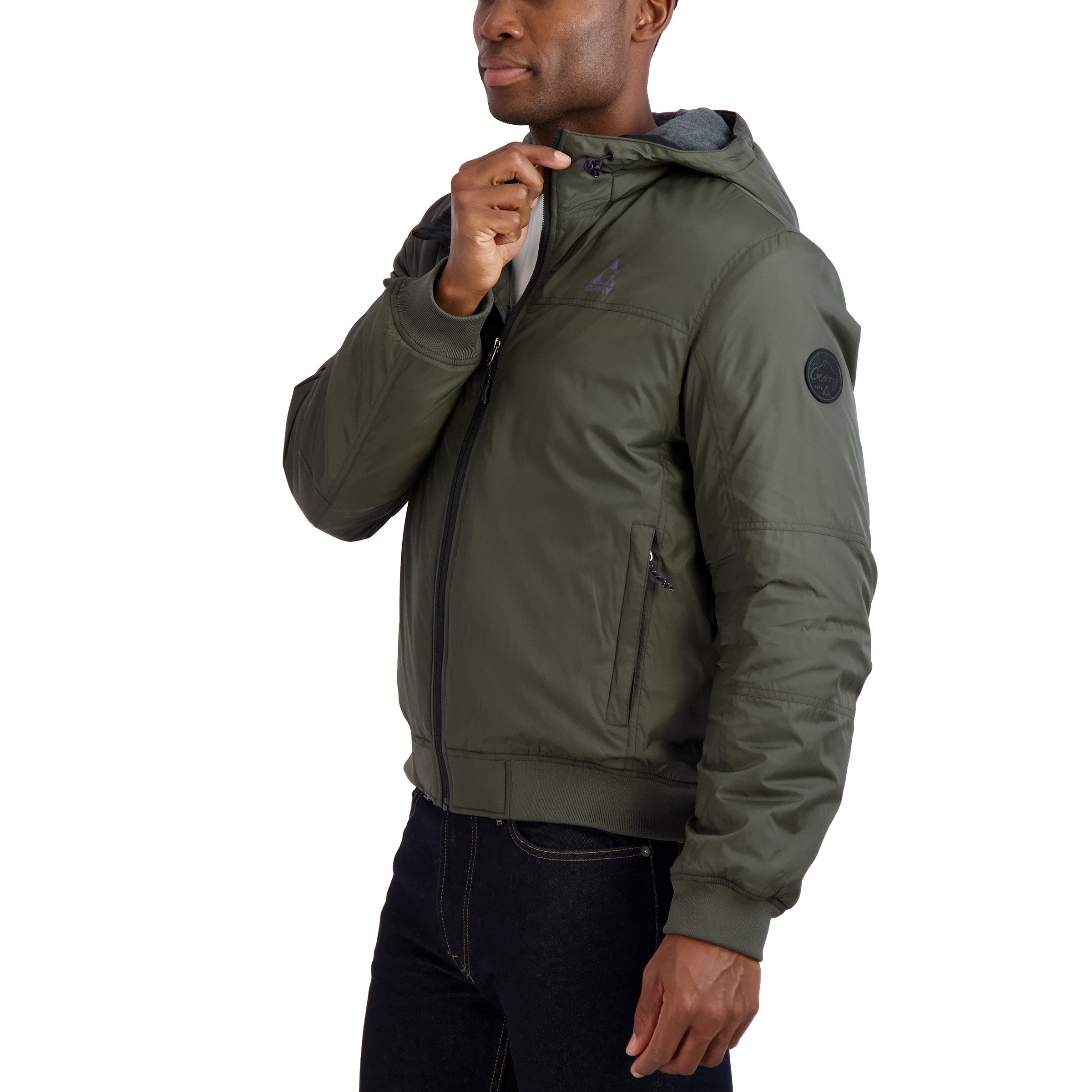 Gerry Men’S Hooded Bomber Jacket