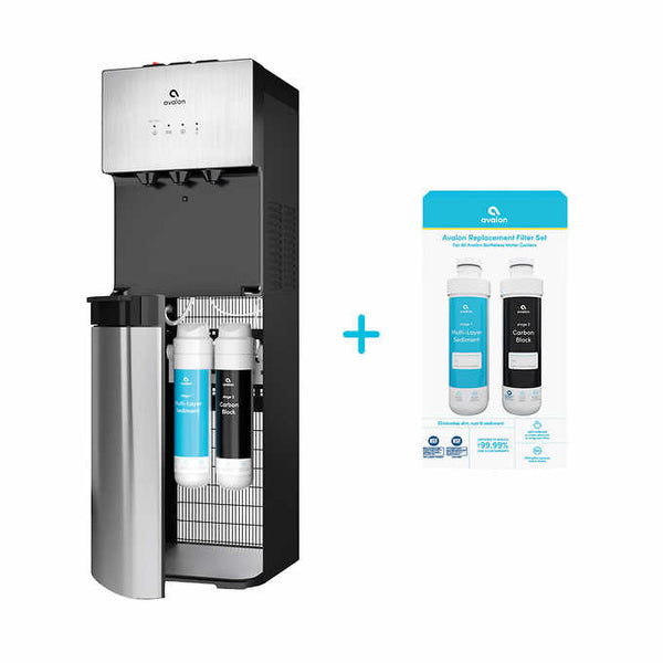 Avalon A5-C Bottleless Point-of-Use Water Cooler with Install Kit and Bonus Filters