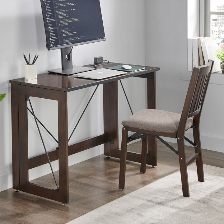 Stakmore Pre-Assembled Wood Folding Desk Image