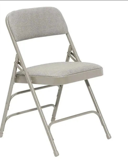 National Public Seating Upholstered Folding Chairs, 4-pack