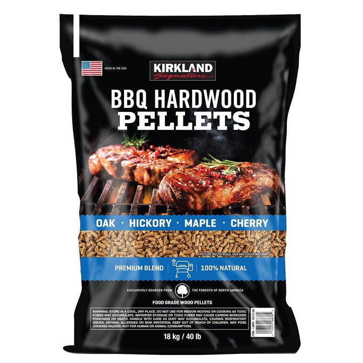 Kirkland Signature Premium Blend BBQ Hardwood Pellets, 40 lb Image