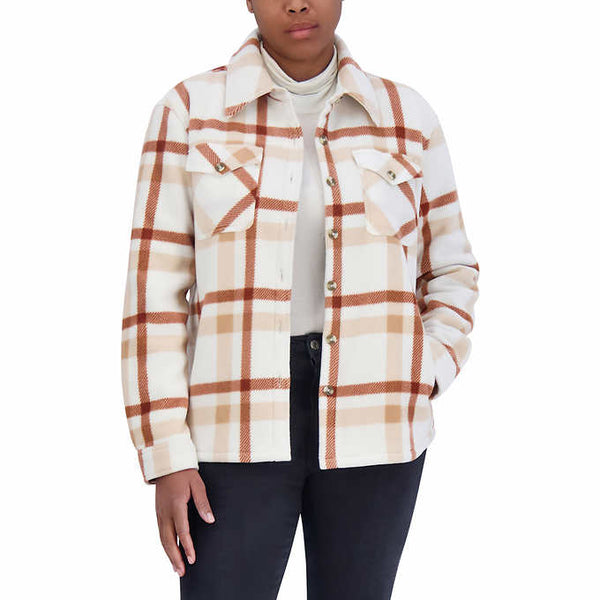 SAGE Ladies' Plush Shirt Jacket