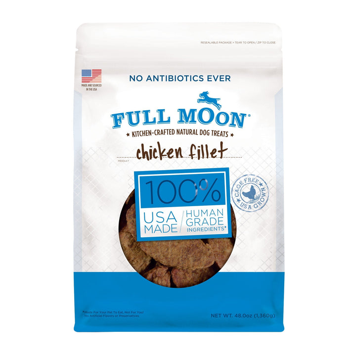 Full Moon Antibiotic Free Chicken Jerky Dog Treats, 3lb Image