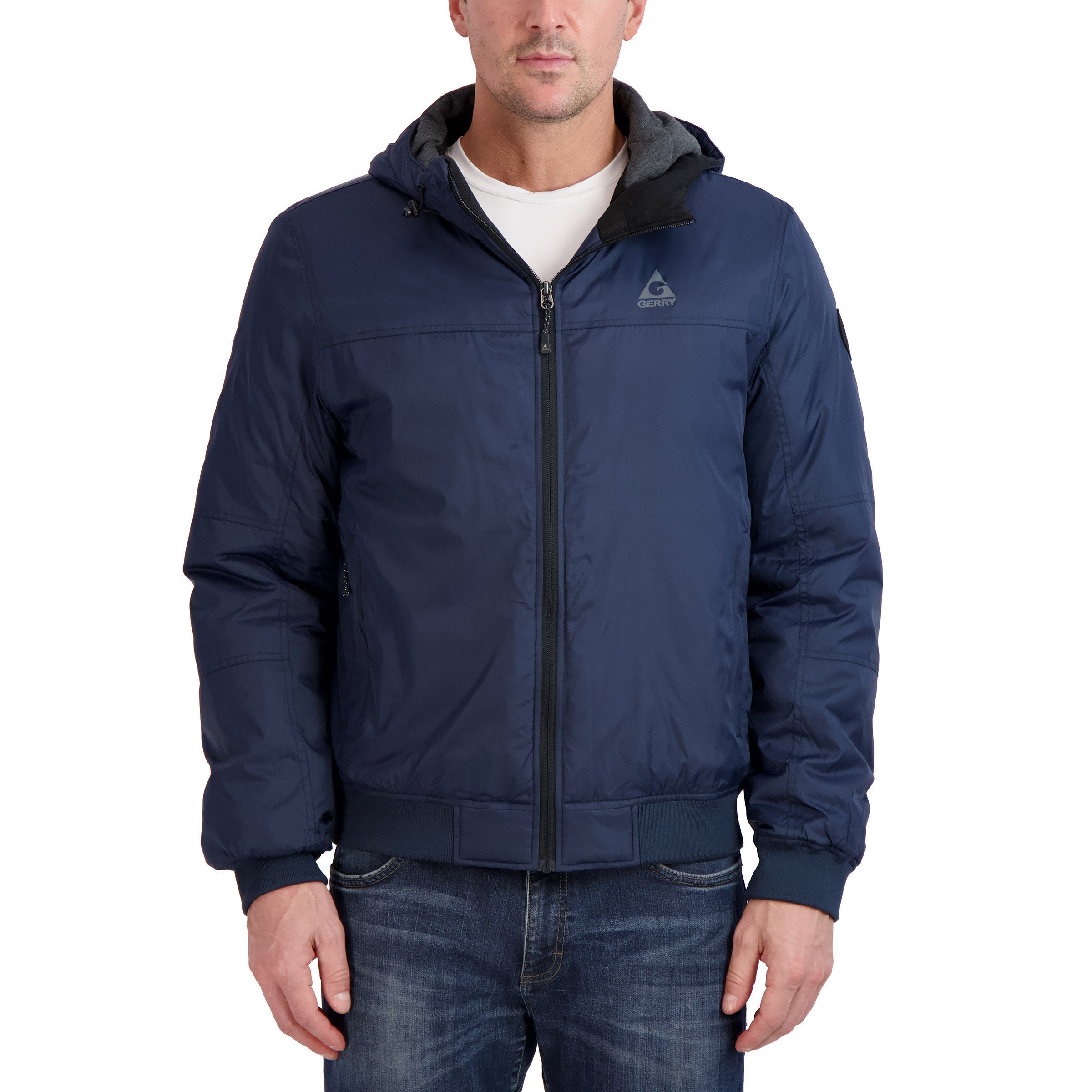 Gerry Men’S Hooded Bomber Jacket