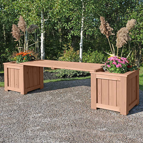 Yardistry Bench Planter