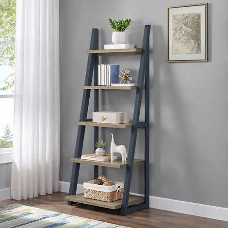 Fynn 72” Ladder Bookcase