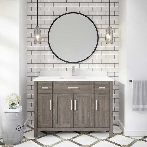 Katie Bath Vanity by Studio Bathe in Gray