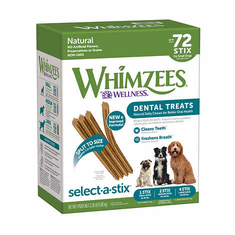 Whimzees natural hotsell daily dental treats