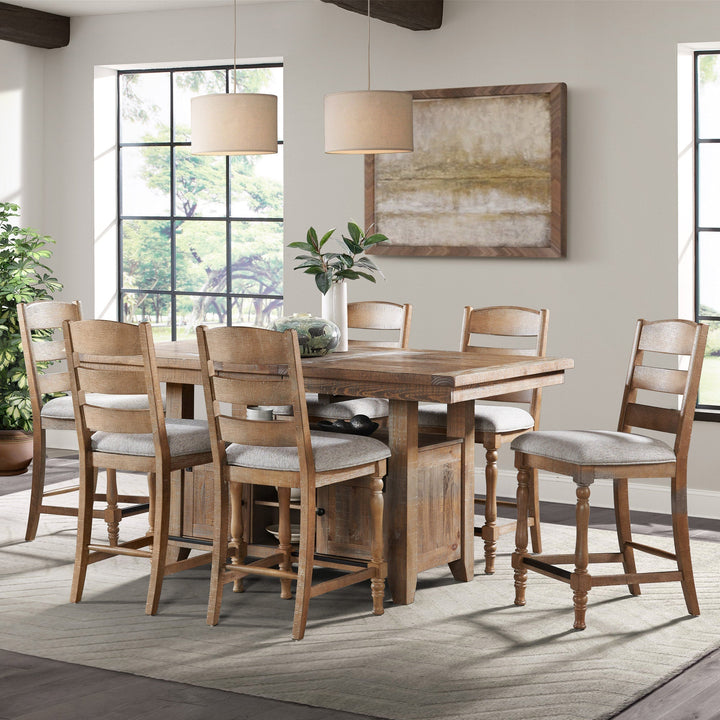 Jordan 7-piece Counter Height Dining Set Image