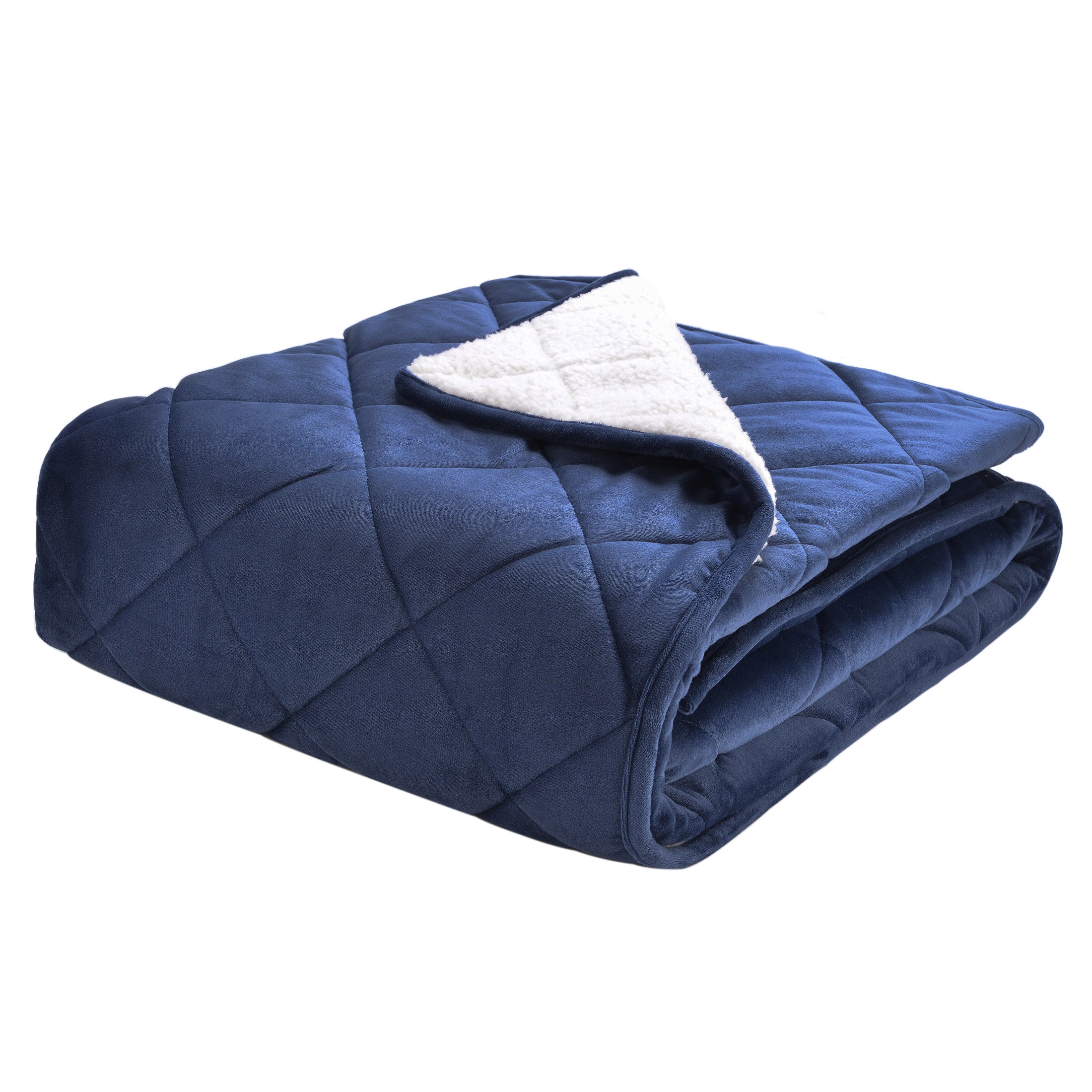 St James Home Sherpa Fleece Foot Pocket Throw