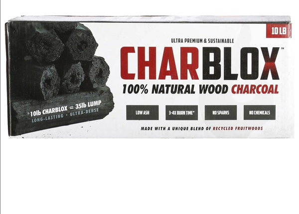 Charblox 100% Natural Wood Charcoal Logs, 10 lbs, 2-count Image