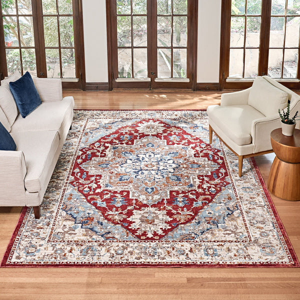 Bel Air Rug Collection, Turin Red