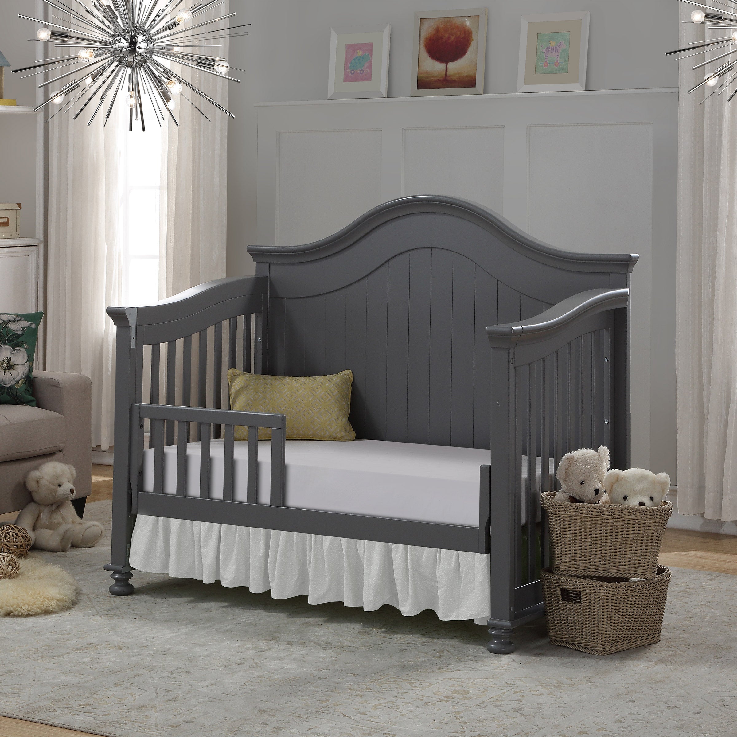 Caramia Kids Carlie 3-Piece Nursery Furniture Set, Gray