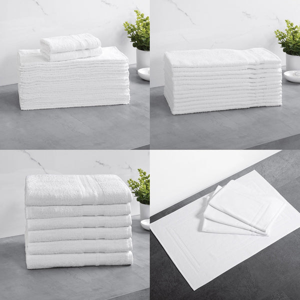 Enova Pure Green Recycled 100% Cotton Hospitality Towel Sets