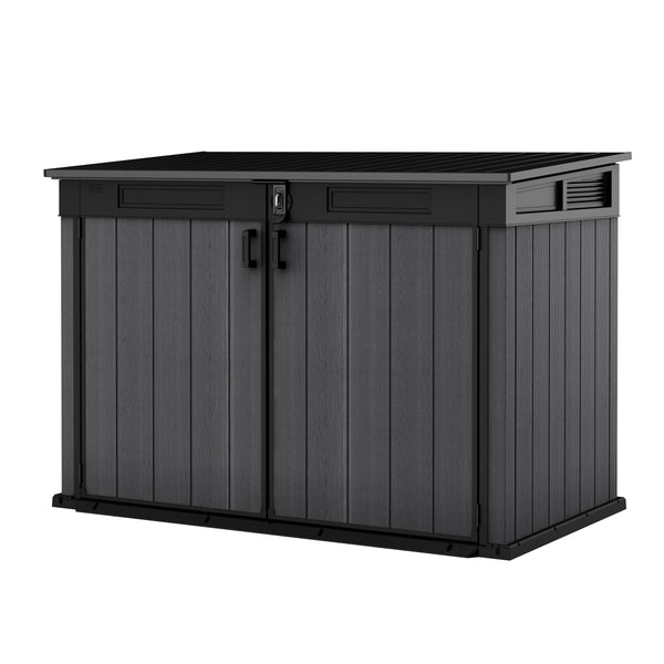 Keter Cortina Mega Premium Modern Horizontal Outdoor Storage Shed