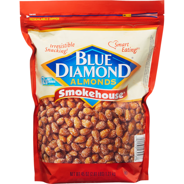 Blue Diamond Smokehouse Almonds, 45 oz