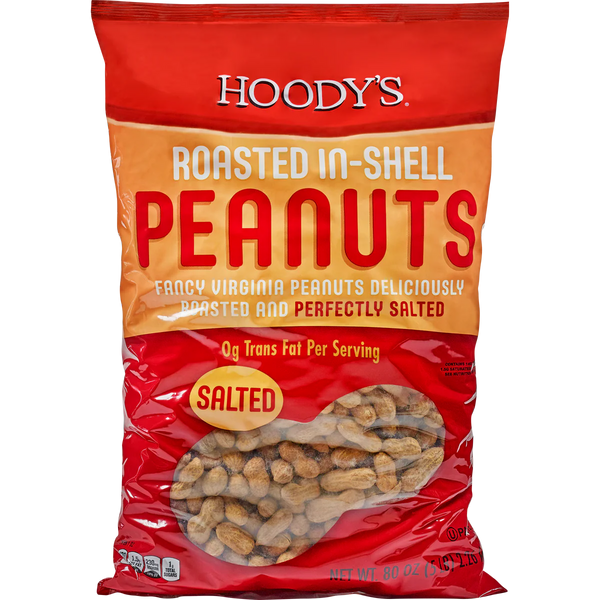 Hoody's In-Shell Peanuts, Salted, 5 lbs