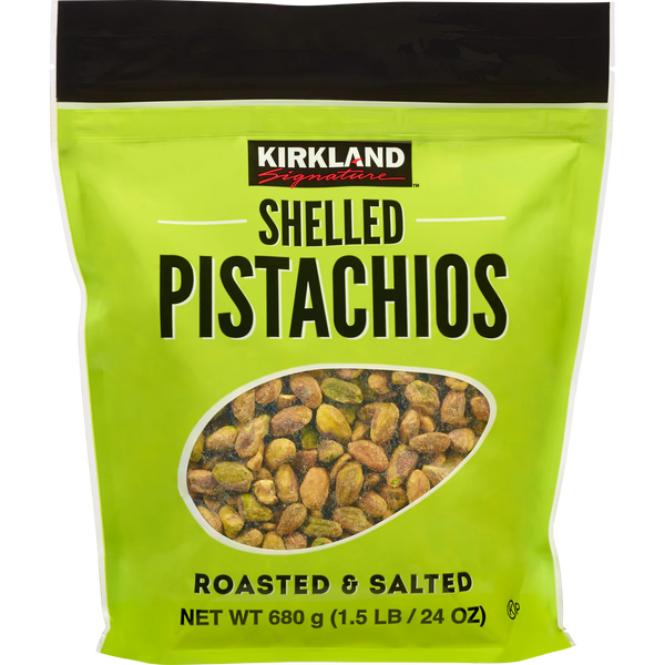 Kirkland Signature Shelled Pistachios, Roasted & Salted, 1.5 lbs