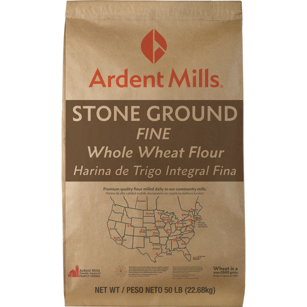 Fine Whole Wheat Flour, 50 lbs