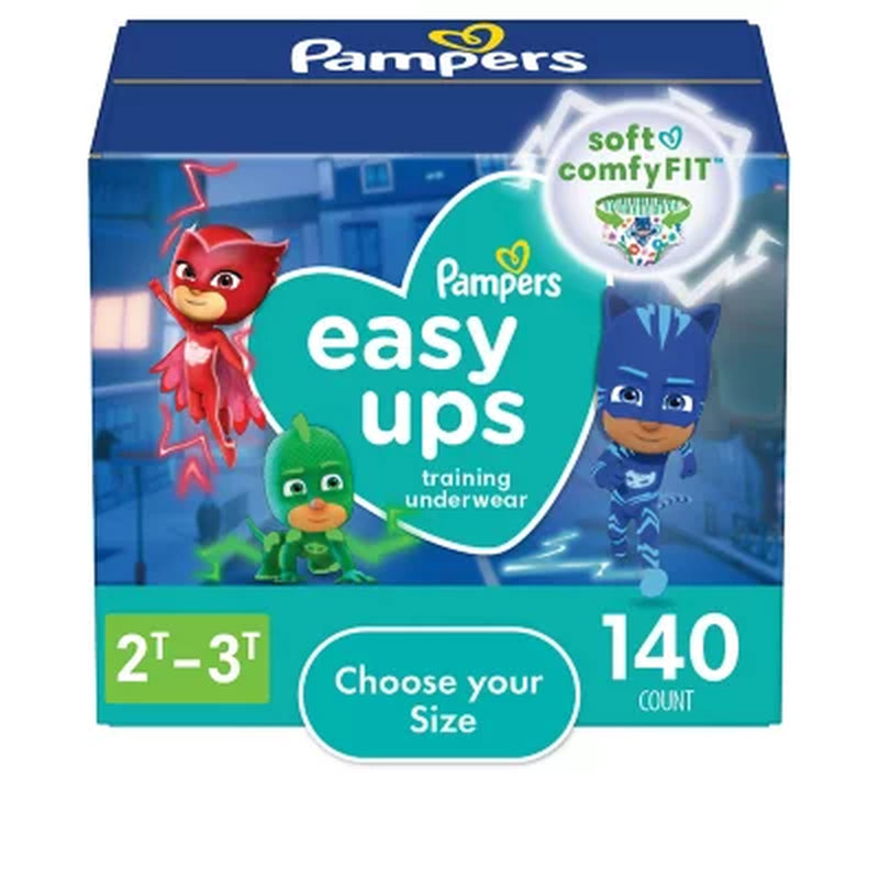 Pampers Easy Ups Training Pants Underwear for Girls (Sizes: 2T-6T) – RJP  Unlimited