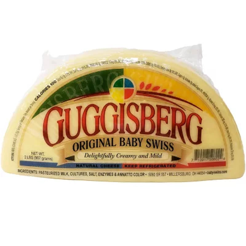 Guggisberg Original Baby Swiss (2 Lbs.)