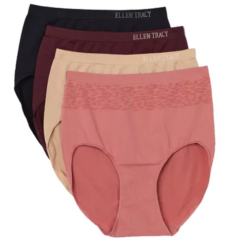 Ellen Tracy Women Plus Size Contrast-Cuff Pajama Pants Pink