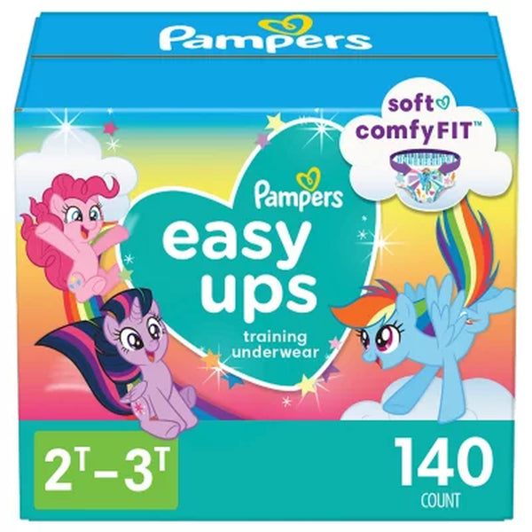 Pampers Easy Ups Training Pants Underwear for Girls (Sizes: 2T-6T