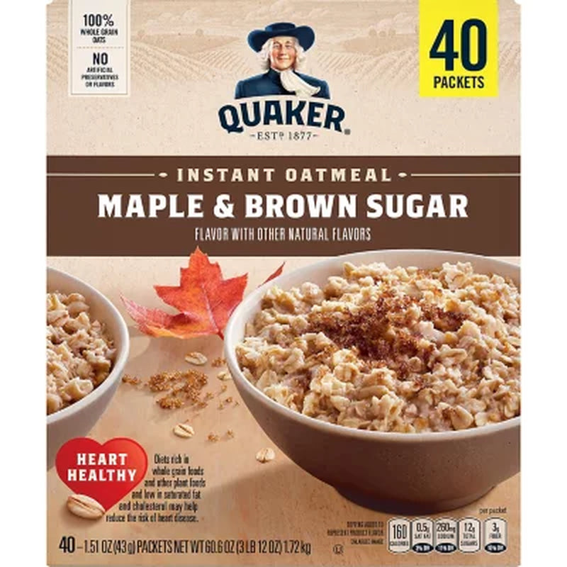 Instant Oatmeal - Maple and Brown Sugar