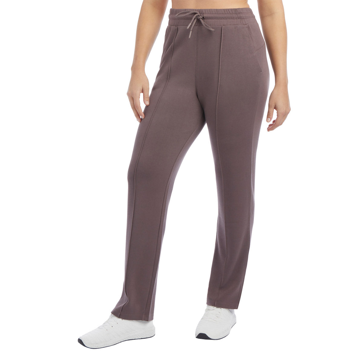 Jockey Crosswaist High Rise Yoga Pants, Women's Size XL, Portland Plum NEW