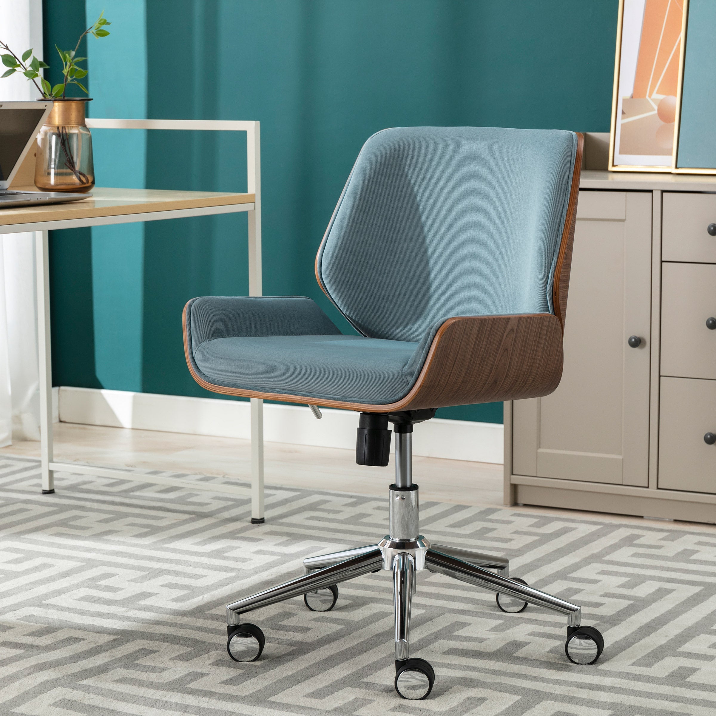 Lillian August Ciara Fabric Bentwood Office Chair – RJP Unlimited