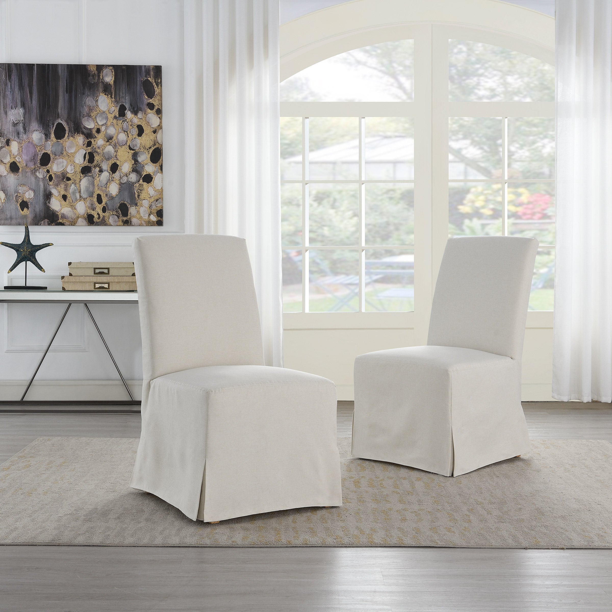 Clare Slipcover Dining Chair, 2-Pack